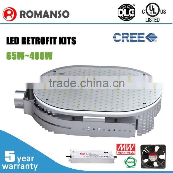 Top Quality DLC Listed 100w 150w 300w 400w Led Shoebox Retrofit Kit photo-6
