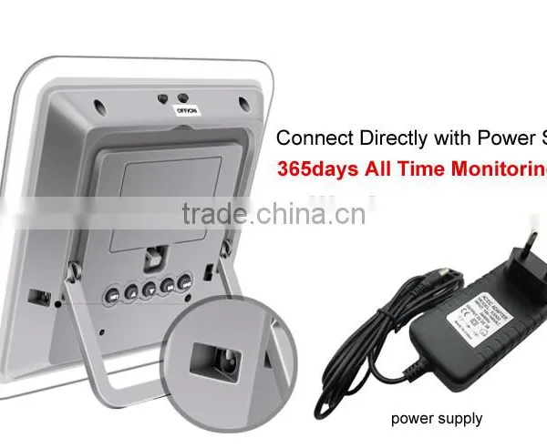 1080P IP Mirror Clock Wifi Hidden Camera With Alarm Sensor Quality Choice photo-2
