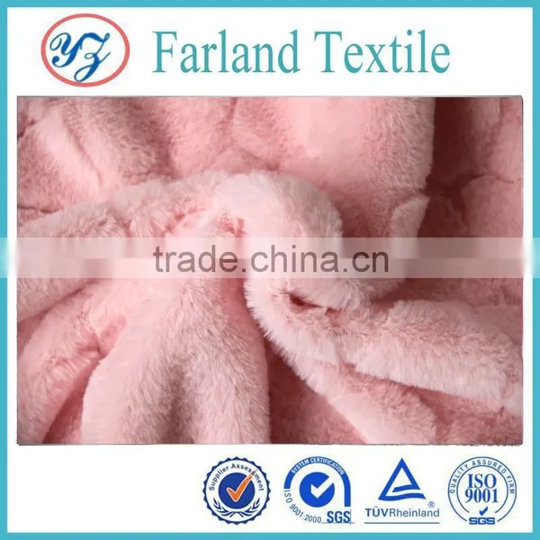 Fur High Weight Small Rabbit Snuff Clipping and Carv Fur Coat Fur Collar Boots Fabric Changshu Yuanzhou Welcome Your Order photo-2
