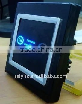 Home Automation Touch Screen Panel Switch With Kinds of Colors