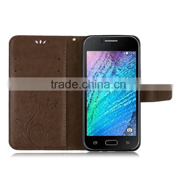 Luxury Stand Holder 6 Inch Matte Back Cover pu Leather Case for Opp Neo 5/J5 photo-2