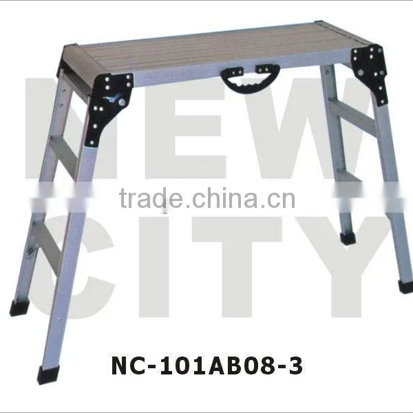 Large Platform Aluminum Step Ladder,working Platform Industrial Platform Step Ladder