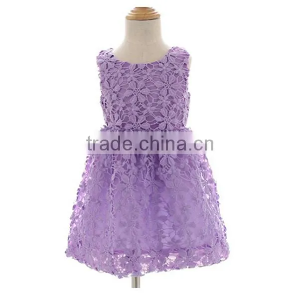 New Products Best-Selling Ball Gown Ombre Beading Prom Dresses,Pink Flower Dress Kids Sleeveless Children Frock Chiffon photo-5