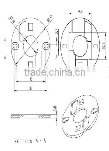 High Quality pc Cob Led Lens Holder With Connector photo-2