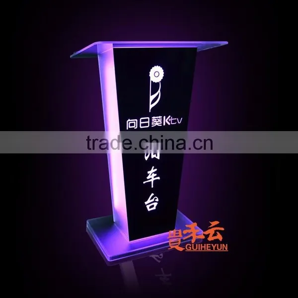 Acrylic Night Bar Acrylic LED Table Designs, Night Club dj Facade, Night Bar Booth photo-3