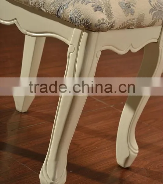 White-blue Dressing Room Stool Fashion Stool photo-5