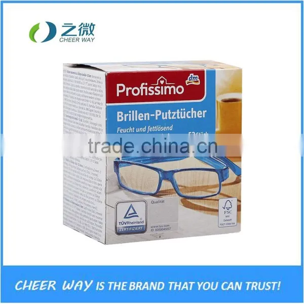 Individual Glasses Lens Screen Cleaning Wet Wipes photo-3