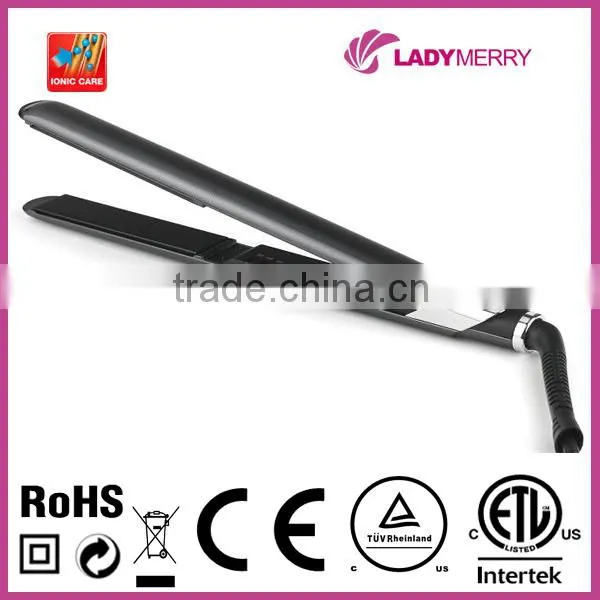 HOT Slim Body LED 230C Nano Tech India Hair Straightener With CE for Private Label