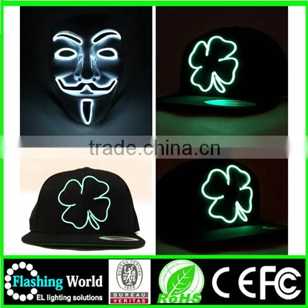 Best Service Durable Modeling Fashion Led Light Snapback Hats,Basketball Cap,Light up Basketball Cap photo-5