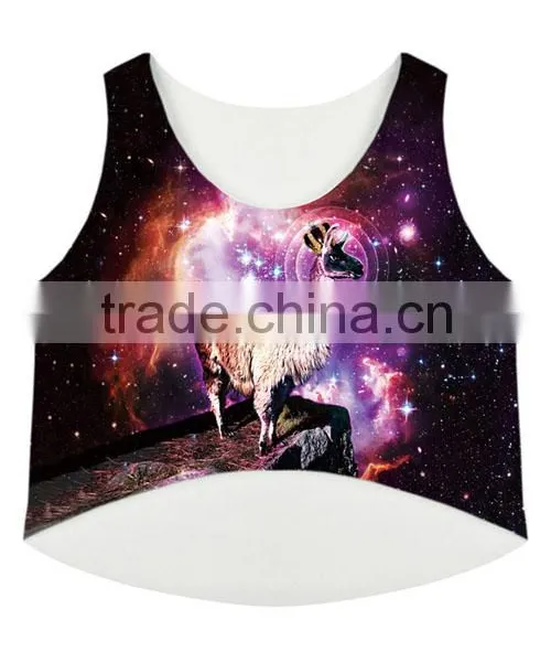 OEM Printed Fancy Ladies Latest Design Tops Tor Girls photo-4