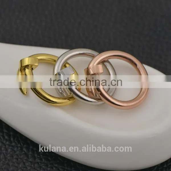 2015 New Design Twisted Nail Rings Cheap Rings
