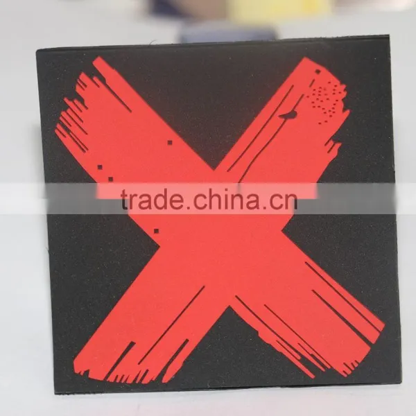 Stingray Red Cross Custom Embossed 3D Rubber Hook and Loop Patch for Garment photo-4