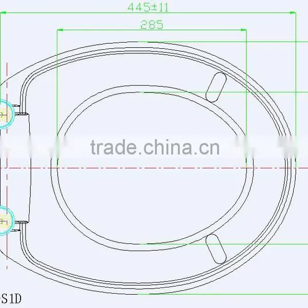 Urea Toilet Seat Cover With Soft Close Function Suitable for EU WC Pans photo-4