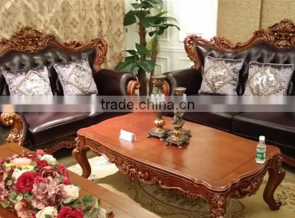 China Sofa Solid Wood Carving Sofa French Antique Bedroom Furniture Sets photo-3