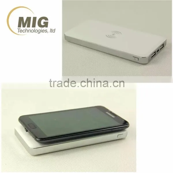 For Samsung S6 10000mAh Mobile Power Bank Wireless Charger Charging Pad Qi-Enabled Phones photo-5