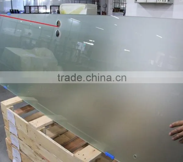 High Quality Frosted Glass Door With EN12150 Certificate photo-2