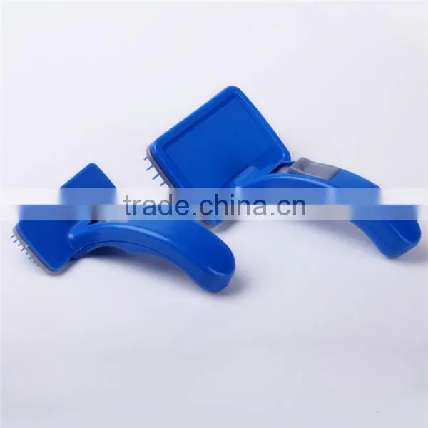 Auto-cleaning Pet Hair Brush Dog Grooming Products photo-2