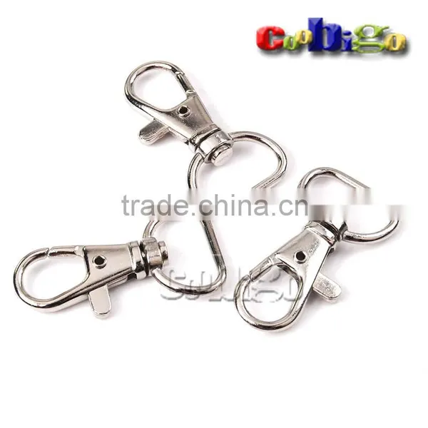 Matel Snap Hooks Rotary Swivel For Backpack Nickel Plated Lobster Clasps #FLQ059-A/B/C/D photo-4