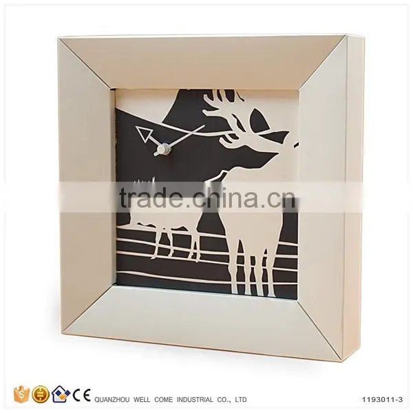 Cheap Customized DIY Recycled Paper Wall Clocks With Photo Frame photo-5