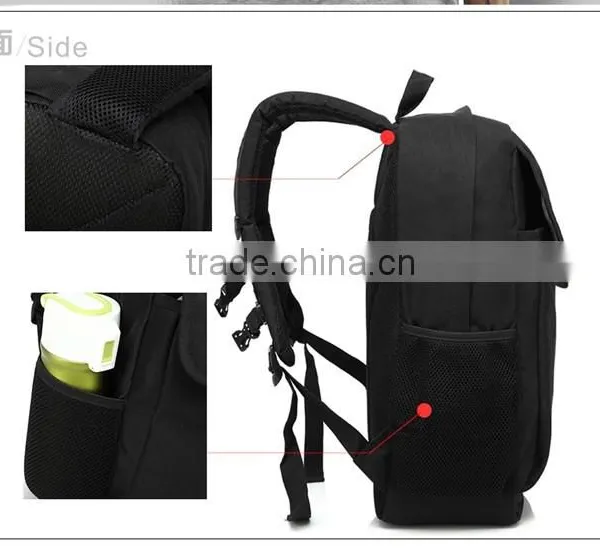 OEM Customed School Bag Internal Frame 600D Polyester Day Backpack photo-3
