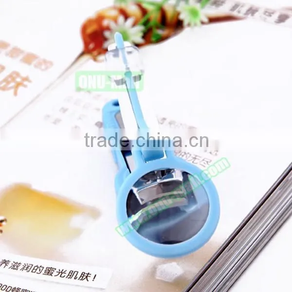 Wholesale Stainless Steel Manicure Pedicure Nail Clipper Cutter With Magnifier photo-4