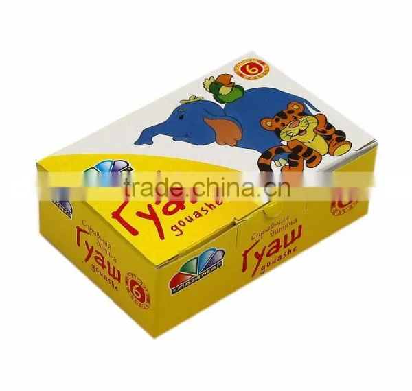 Gouache, Poster Paint, Poster Color 6 Colors, 60 ml photo-2