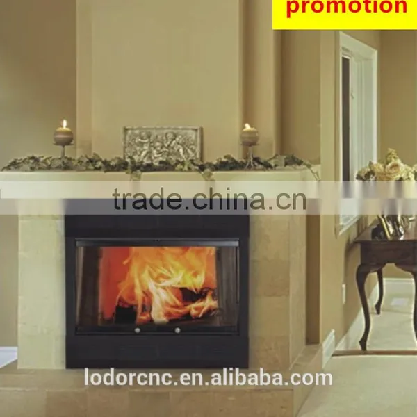 YN-050 Steel Plate Wooden Fireplace