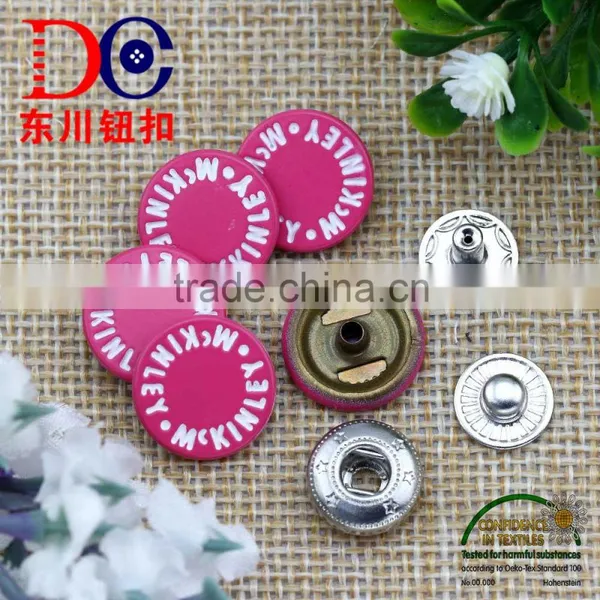Oeko-tex Standard Custom Metal Snap Button Flat Button for Baby Clothing photo-2