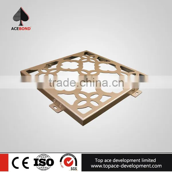 Various Colors 300*600mm Aluminum Veneer Panel Lobby Facade photo-3