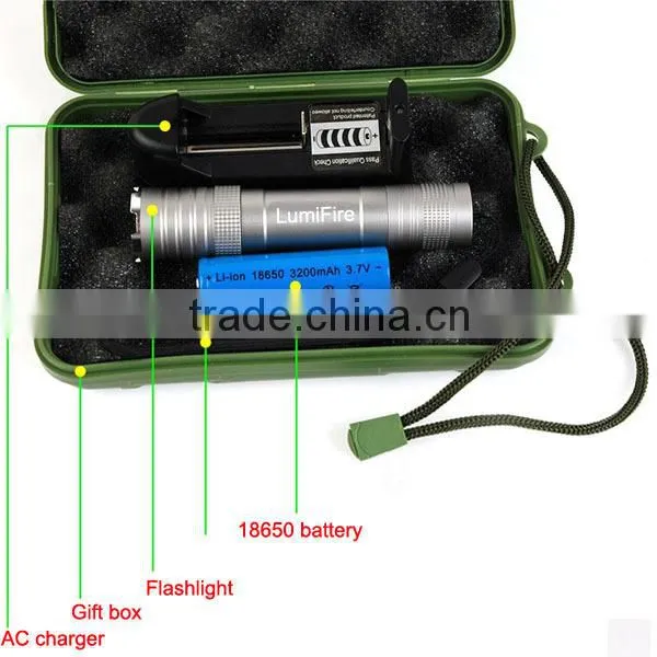 1178 5W XPE R2 LED High Power Light Mini Torch With Attack Head photo-5