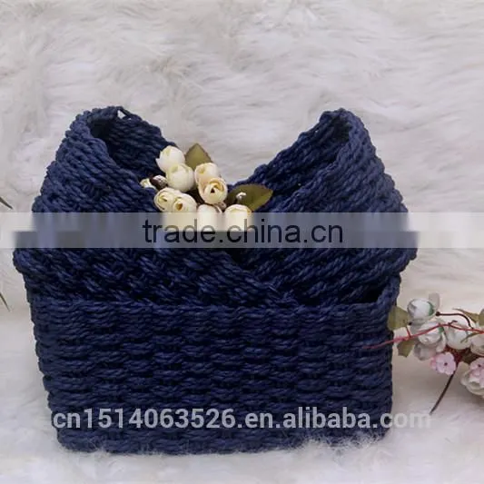 Set of 3 Cheap Wicker Baskets, Flower Baskets photo-3