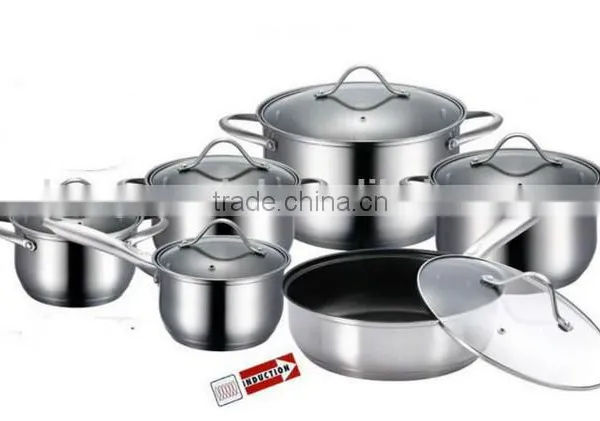 12 Pcs Stainless Steel Cookware Set Royalty Line Cookware/Non Stick Cookware photo-3