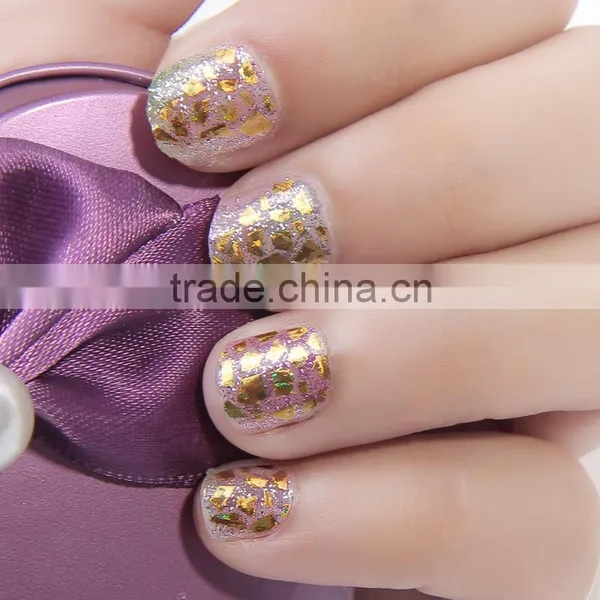 Fashionable Laser High Quality Self-adhesive Miracle Nail Sticker Nail Art photo-2