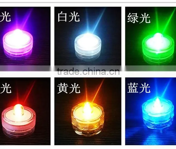 001 LED waterproof lamp candle swimming pool diving submerged electronic candle