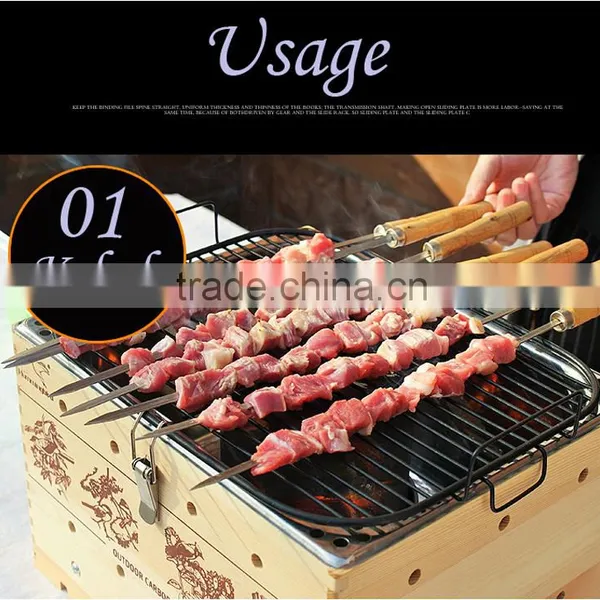 Industrial Outdoor Kebab Smokeless Charcoal BBQ Grill photo-3