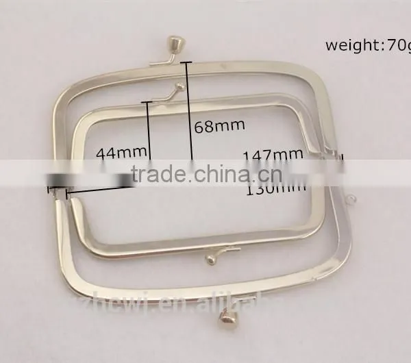 High Quality Light Gold Double Purse Frame Vintage Bag Frame photo-3