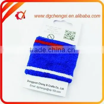 High Quality Blue Sport Wristband Sweatband photo-3