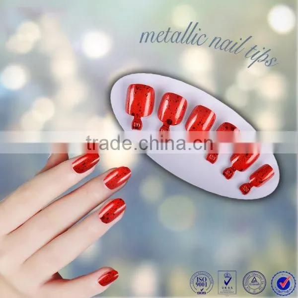 Beautdy Product Leopard Designed ABS Artificial Nail Tips Full Cover Color Manicure False Nail Art Tips photo-5