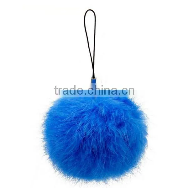 Natural Beautiful Rabbit Fur Ball for Toys photo-2