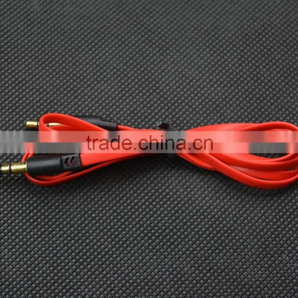3FT 3.5mm Male To Male Noodle Jack Audio Stereo Aux Cable Adapter for PC IPhone IPod photo-5