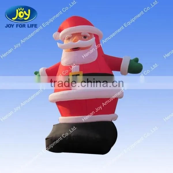 Promotion Outdoor Christmas Inflatable Santa With Camper photo-5