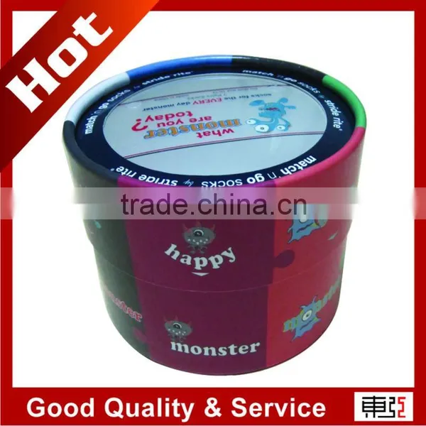 Fancy Round Paper Box With Transparent Window in Hot Sale