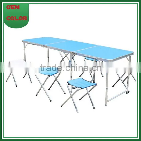 Wholesale High Quality MDF Aluminum Camping Adjustable Folding Table photo-6