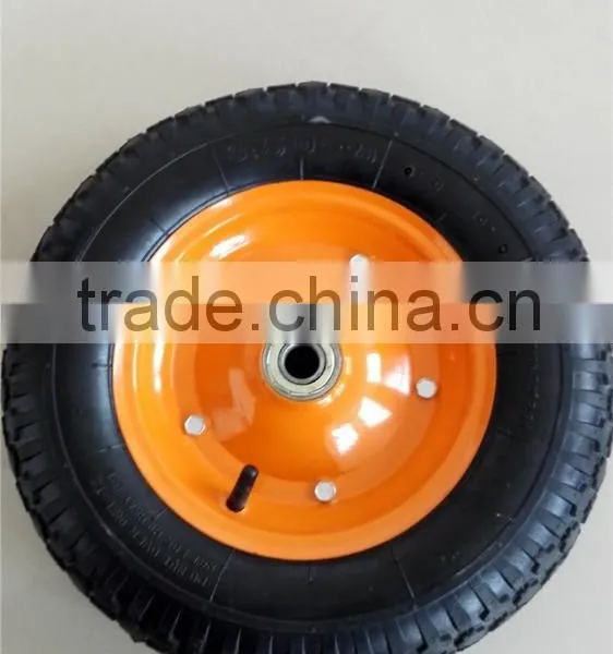 Turkey Market 14 Inch Wheelbarrow Rubber Wheel 3.50-8 photo-3