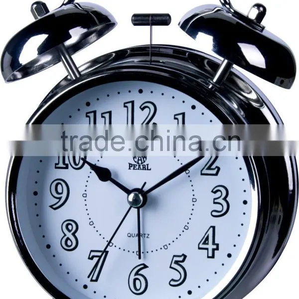 Pearl Mini Metal Bell Alarm Clock PT257 photo-3