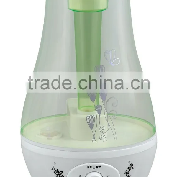 3.0L CAPACITY,MANUAL CONTROL,23W,CABAGE SHAPE,ULTROSANIC HUMIFIER,HUMIDITITY YOUR LIFE,HOT SALE,COLORFUL NIGHT INSIDE