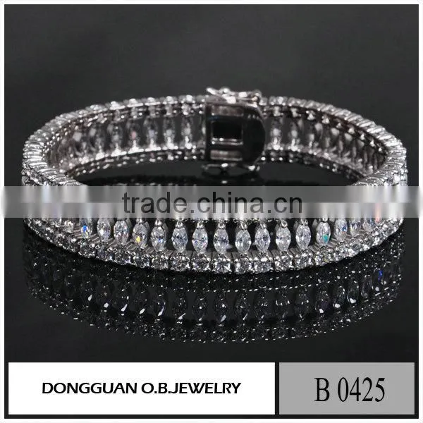 Hot Selling Tennis Bracelet Gold Plated Custom Bracelet photo-2