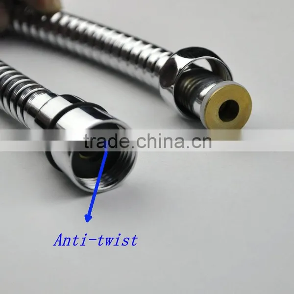 High Quality Stainless Steel Double Locks Anti-twist Shower Tube photo-3
