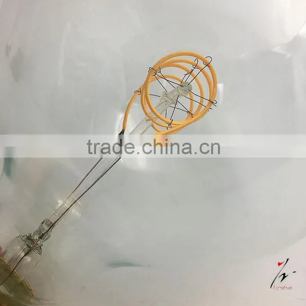 Led Curly Filament Bulb G125 Clear & Amber Glass E27 Base Decorative Light Bulb photo-4