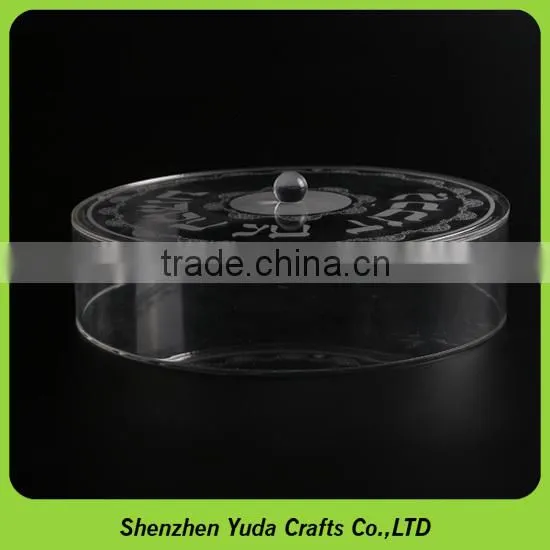 Promotional High Quality Plexiglass Display Case Acryl Dustproof Round Box photo-3